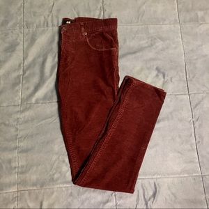 H&M Maroon Corduroys